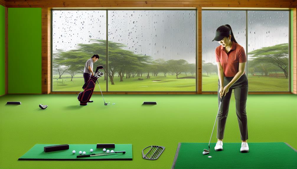 indoor putting improves golf