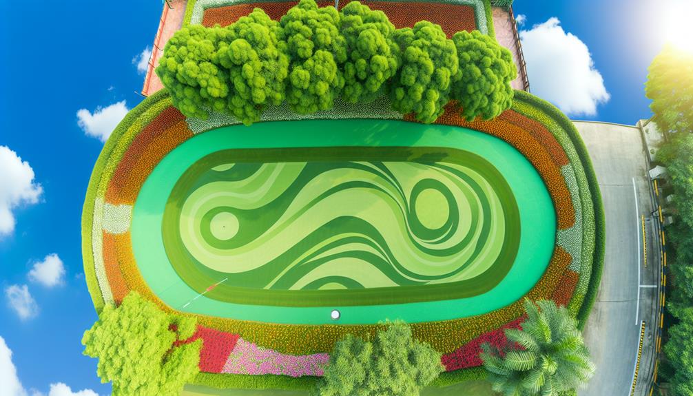 innovative golf putting green designs