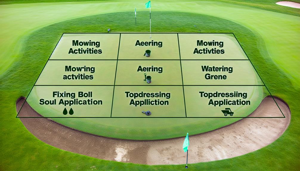 maintaining pristine putting greens